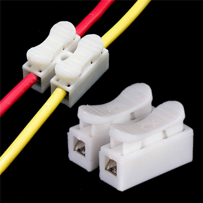 30pcs Self Locking Electrical Cable Connectors Quick Splice Lock Wire Terminals