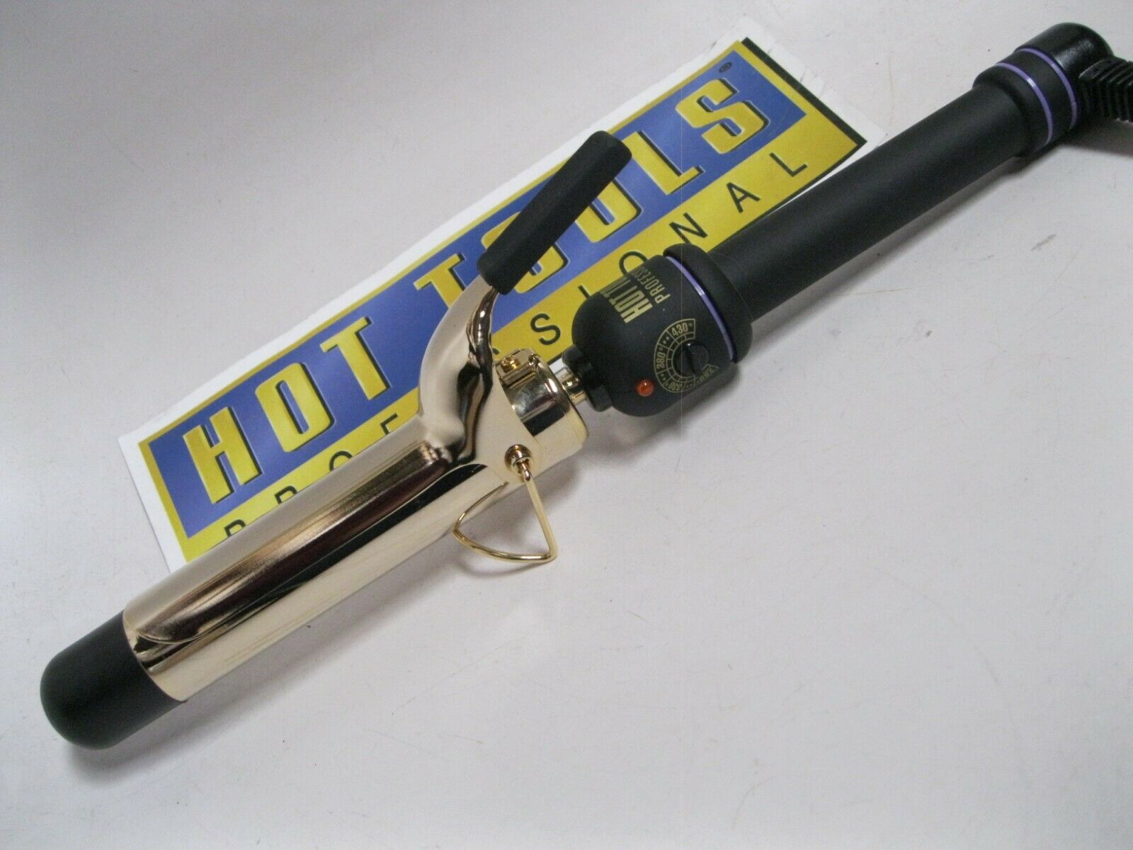 Hot Tools Professional 1 1/4  Inch Variable Heat 24k Gold Hair Curling Iron 1110