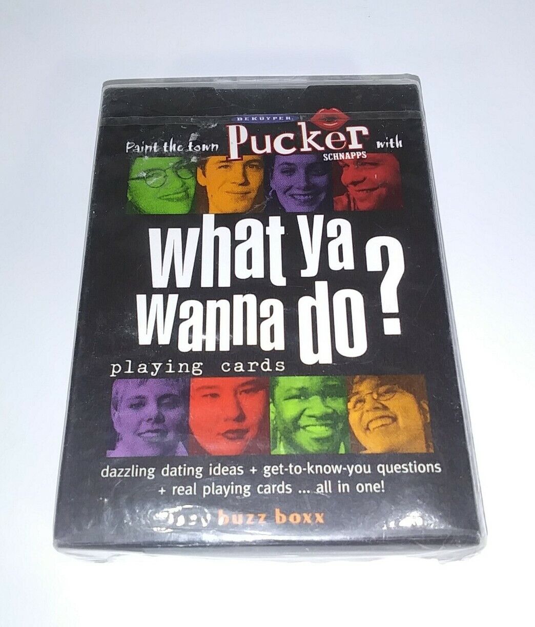 Pucker Schnapps Deck Of Dating/ Playing Cards "what Ya Wanna Do?" By Dekuyper