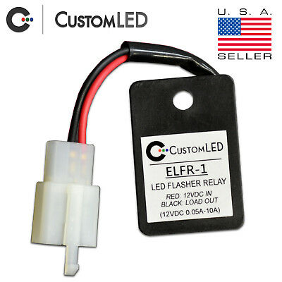 Led Flasher Relay Elfr-1 *fast Blinker Fix* Plug And Play With Oem Connector