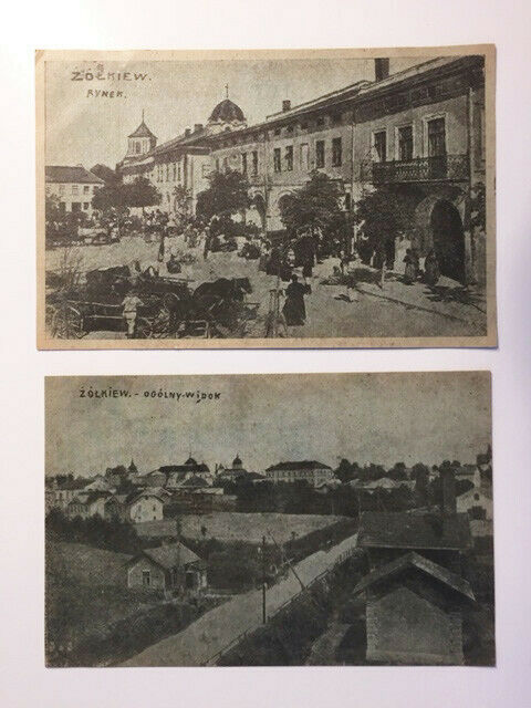 Austrian Empire / Poland / Ukraine. 2 Postcards. Zolkiew /zhovkov