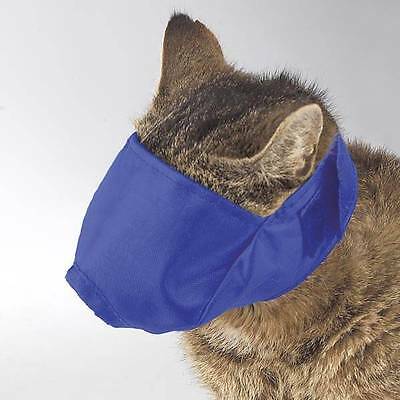 Guardian Gear Lined Nylon Cat Muzzles Pink Or Blue Size S-m-l