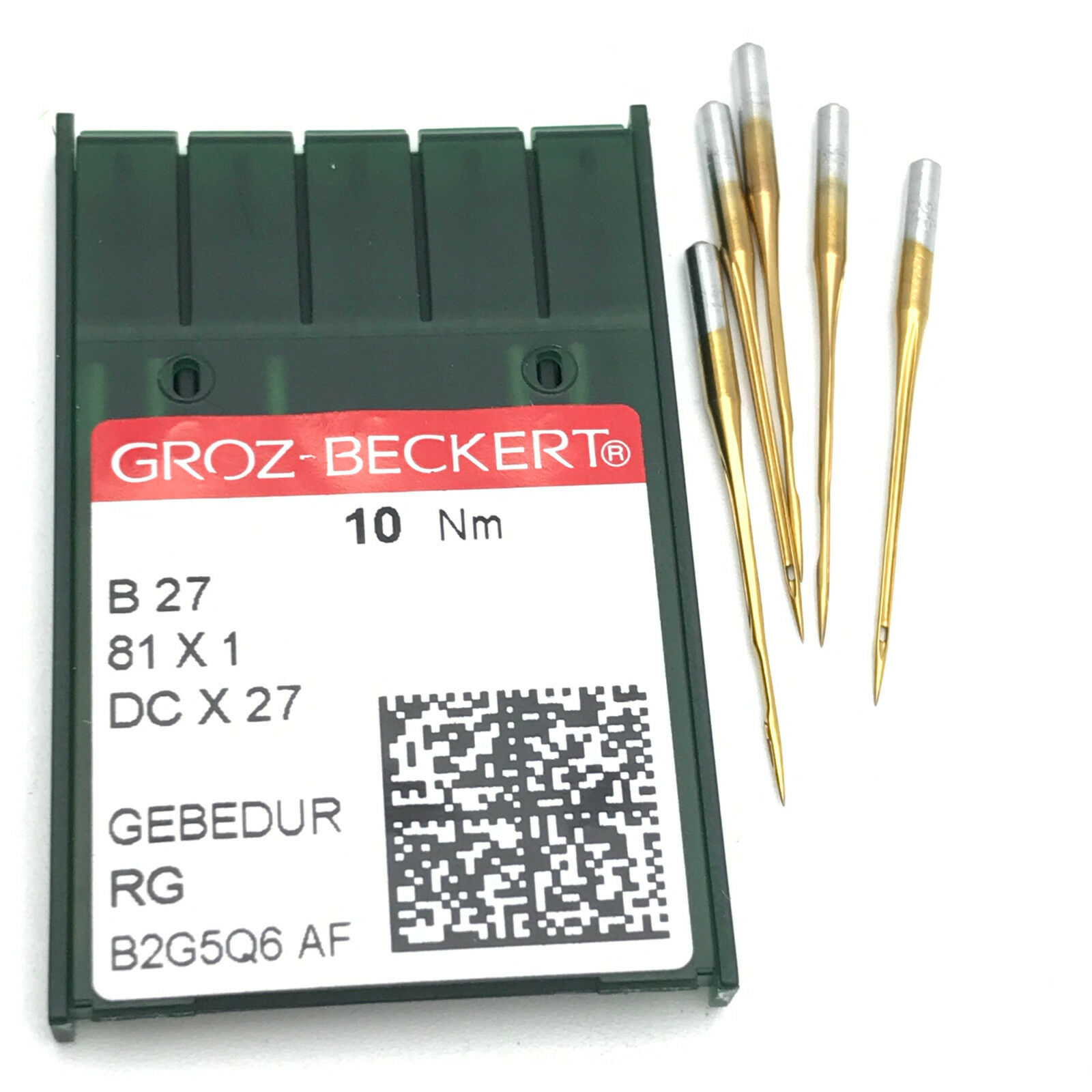 10 Groz-Beckert B27, DCX27, 81X1 Gebedur Titanium Serger Overlock Sewing Needles