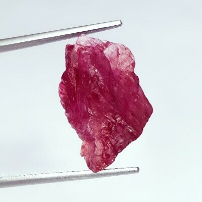 10.42 Ct Loose Gemstone Natural Red Beryl (bixbite) Uncut Rough Ggl Certified