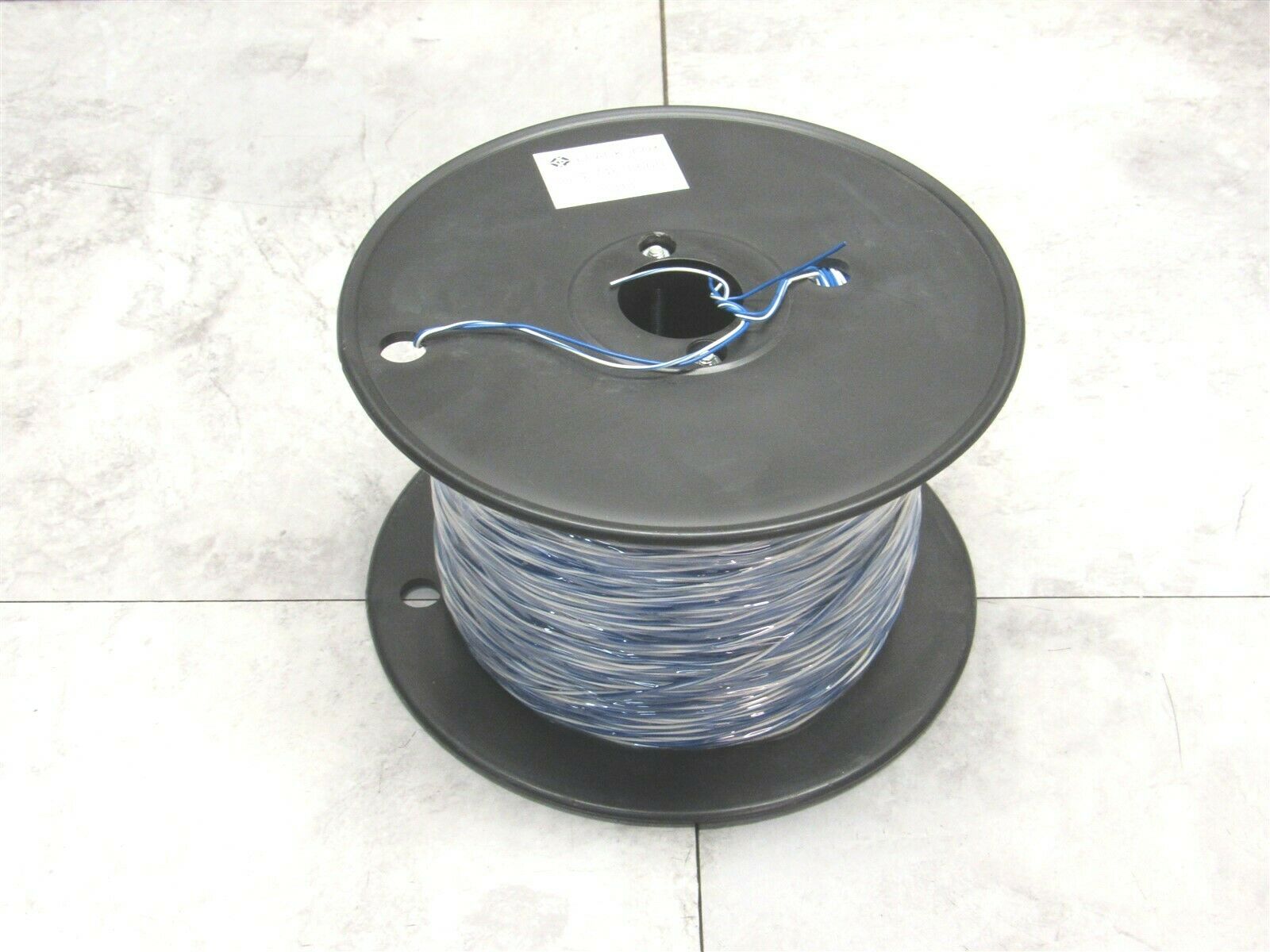 New Black Box White/ Blue + Blue Copper Cross-connect Wire Spool - 500 Ft