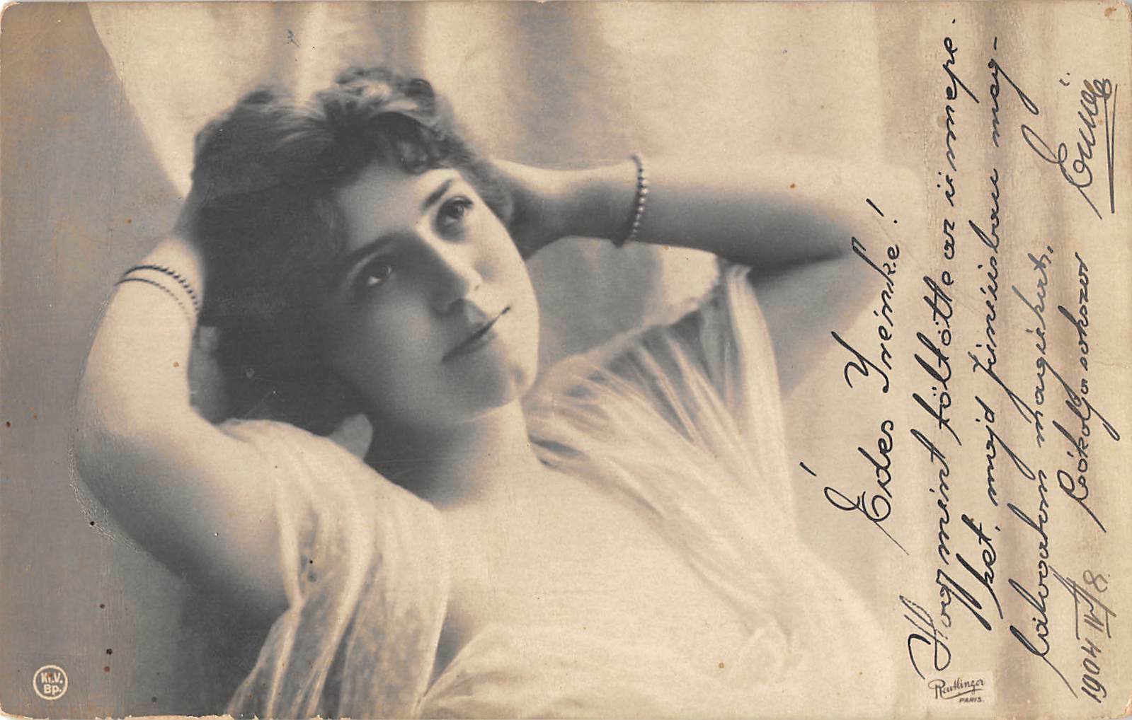 Us98 Lady Romania 1905 Salaj Szilagy Maryfalu Sent To Salonta Bihor