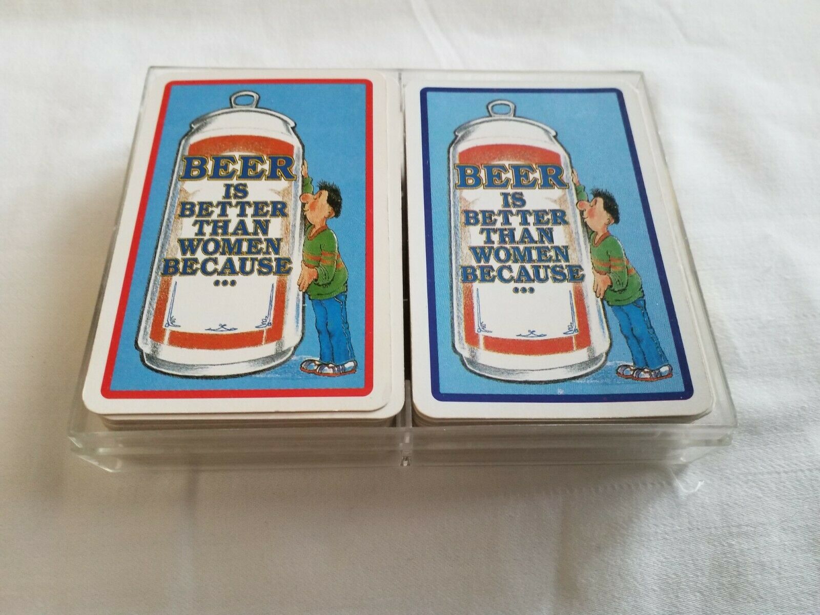 Twin deck playing cards 