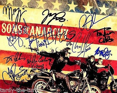 Sons of Anarchy Cast 8 x 10 Autograph Reprint Charlie Hunnam Katey Sagal +10