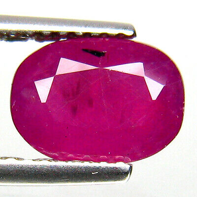 2.34ct Unheated Pinkish Red Ruby Gemstone From Mozambique