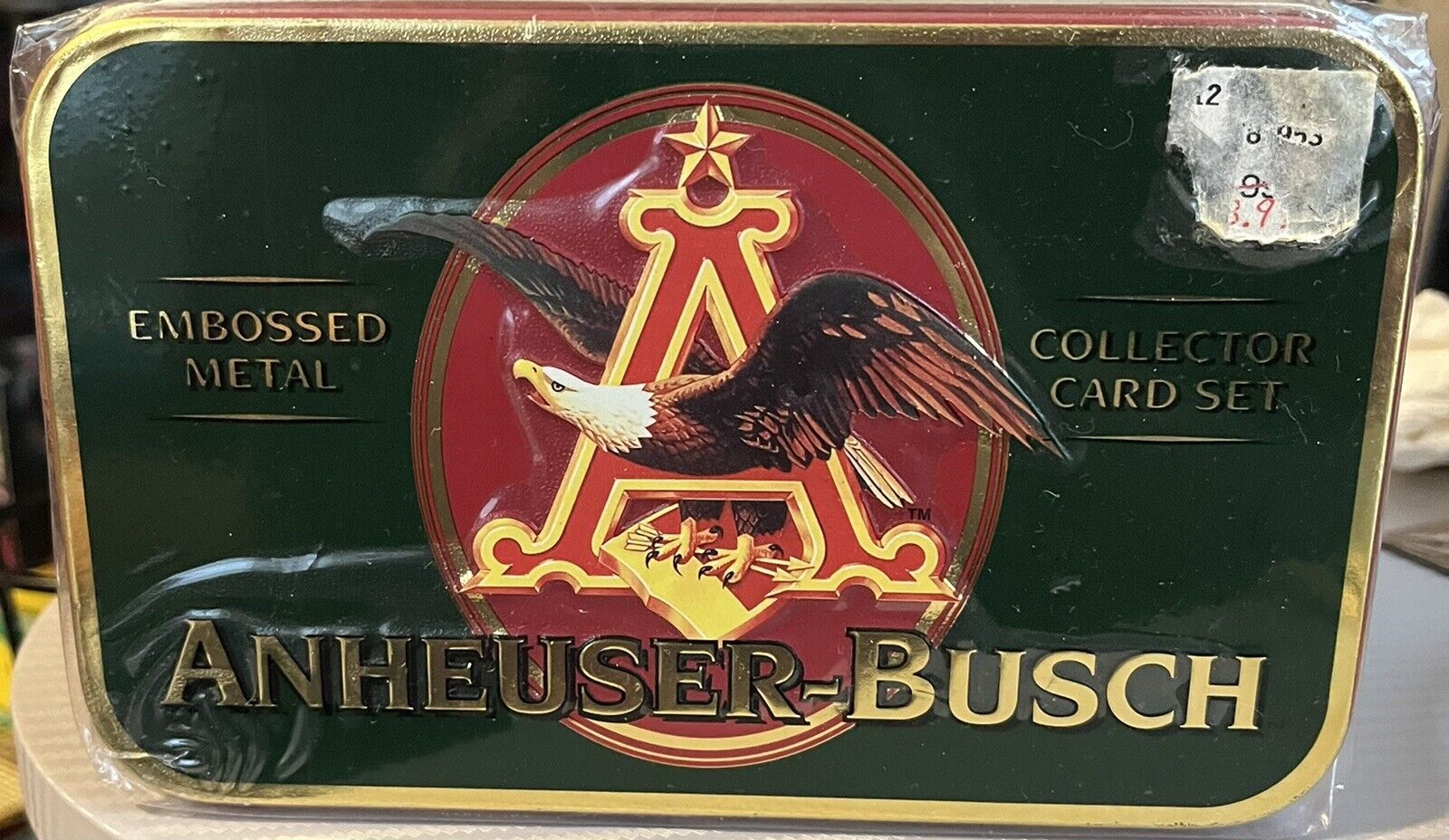 Anheuser-busch Budweiser Classic Playing Cards In Tin Box New & Sealed Cards