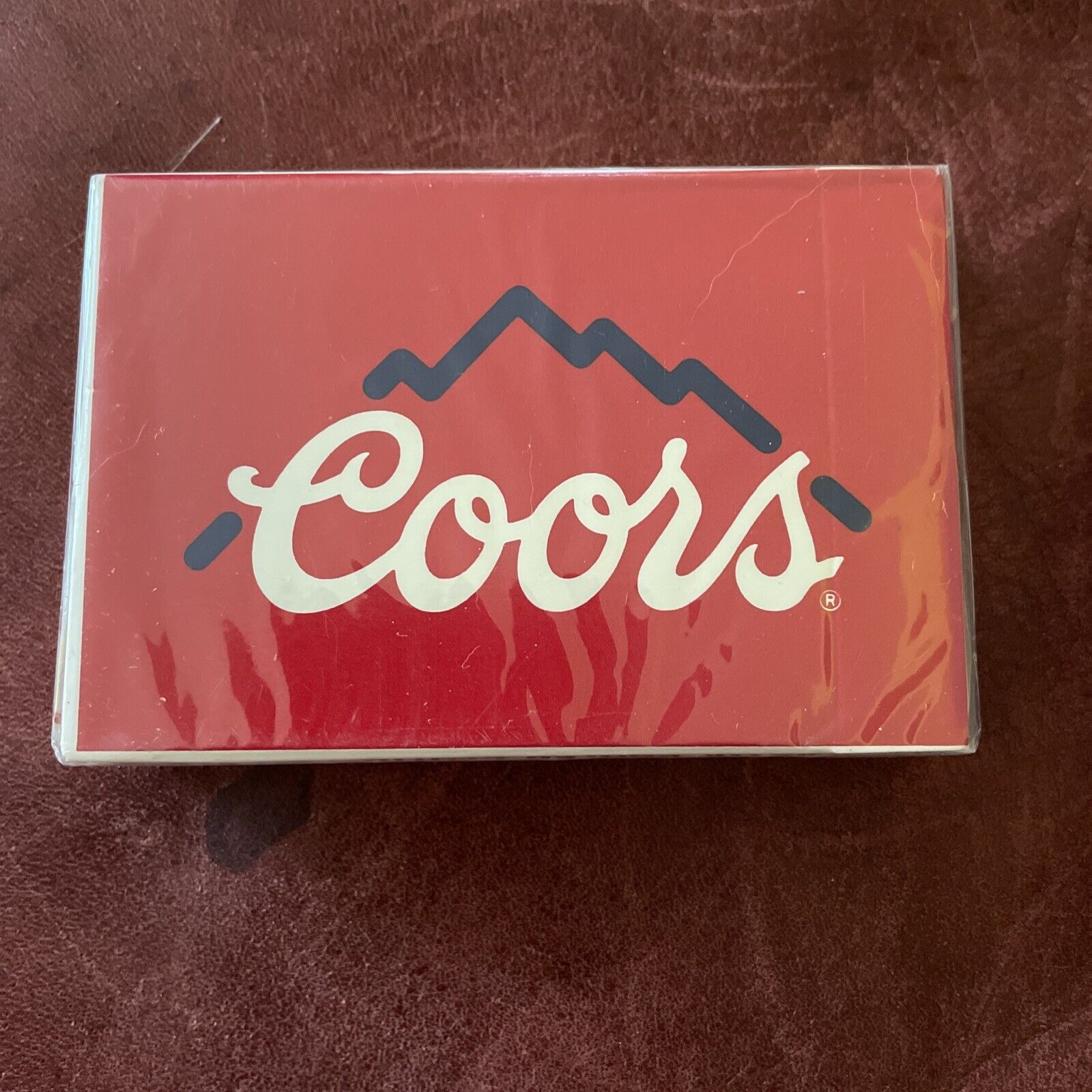 Playing Cards Vintage Coors Sealed  Adolph Coors Co Bridge Size Red Made In Usa