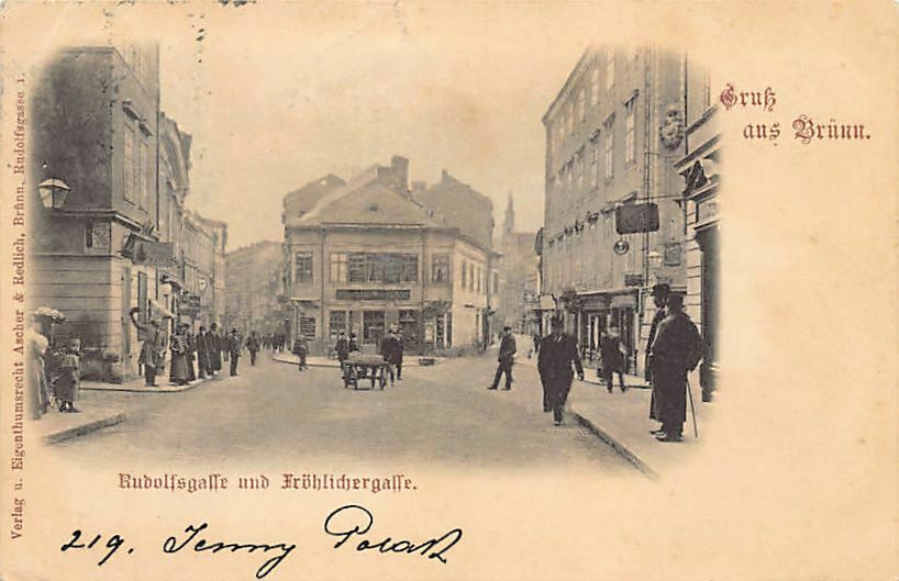 Czech Rep. - Brno Brünn - Rudolfgasse Und Fröhlichergasse