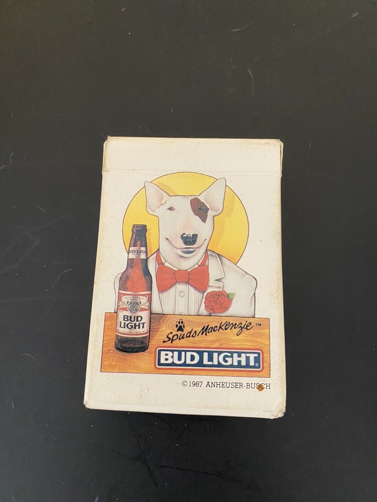 Vintage 1987 BUD LIGHT Playing Cards Deck - RARE Spuds Mackenzie Version