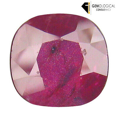 2.12ct "gci" Certified ! Natural No Heat Purplish Red Ruby From  Mozambique