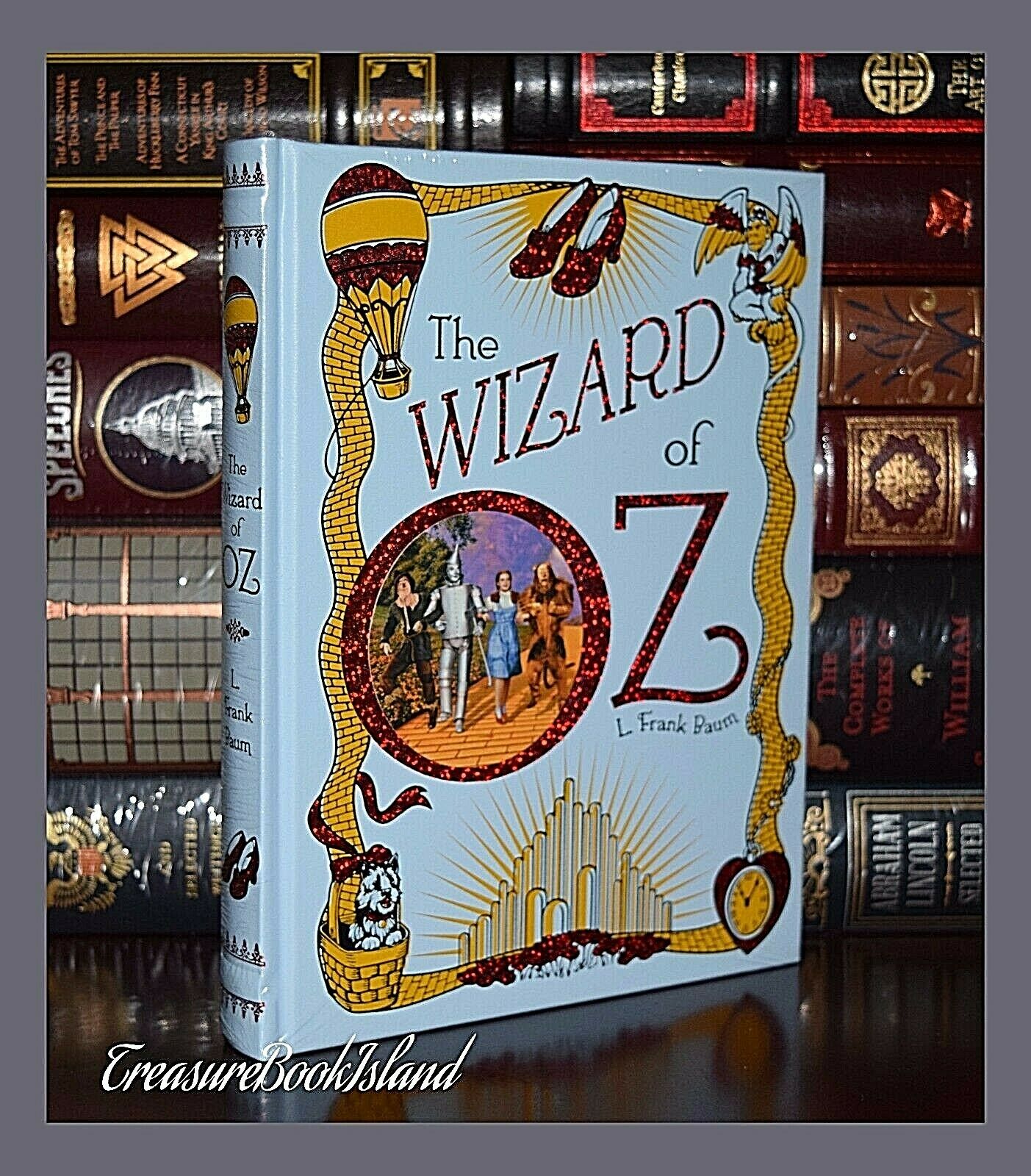 Wizard Of Oz By Frank Baum New Sealed Leather Bound Collectible Deluxe Hardcover