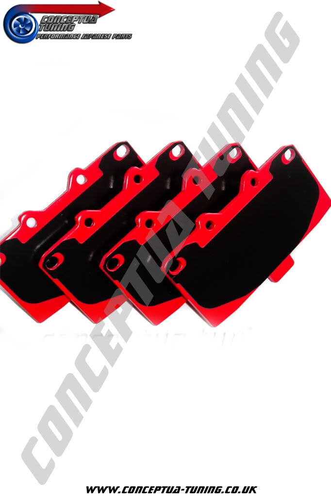 Ebc Uprated Redstuff Front Brake Pads - For R32 Skyline Gtr Rb26dett Non V Spec
