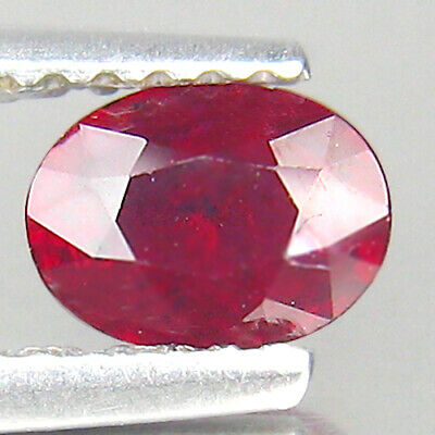 0.67ct Gorgeous ! Natural No Heat Red Ruby Gemstone From Mozambique