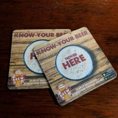 Augie Brew Augmented Reality Beer Coasters