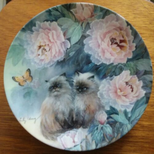 Blossoming Adventure By Lily Chang Cat/kitty Collector Plate