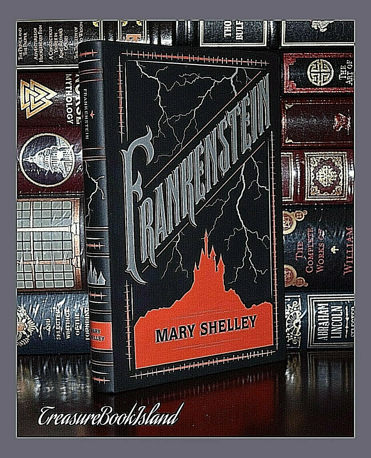 Frankenstein By Mary Shelley Brand New Leather Bound Collectible Deluxe Edition