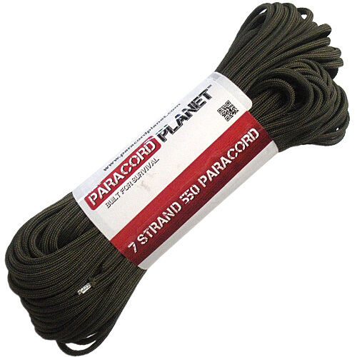 100 Feet 550 Paracord Mil Spec Type Iii 7 Strand Parachute Cord Olive Drab