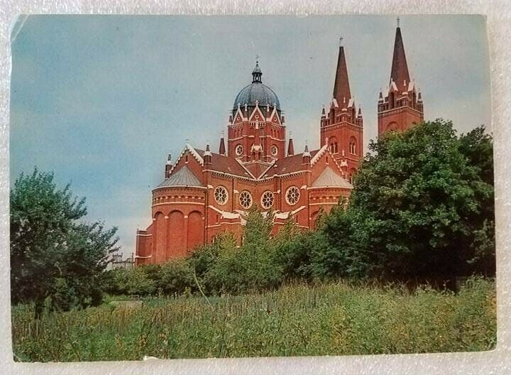 Vintage Postcard Dakovo Cathedral Slavonia, Croatia