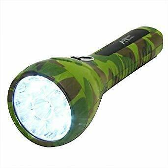 11 Large LED Camo Work Light Rechargeable Flash Light