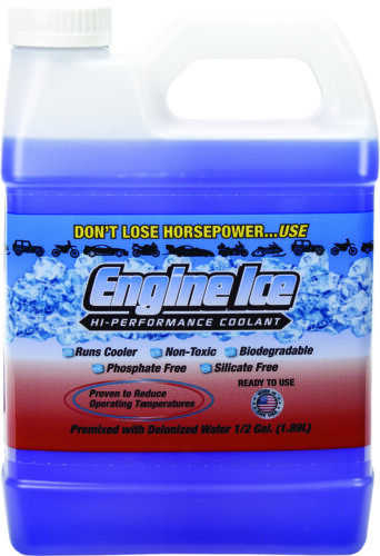 Engine Ice 1/2 Gal High Performance Coolant Non-toxic Biodegradable