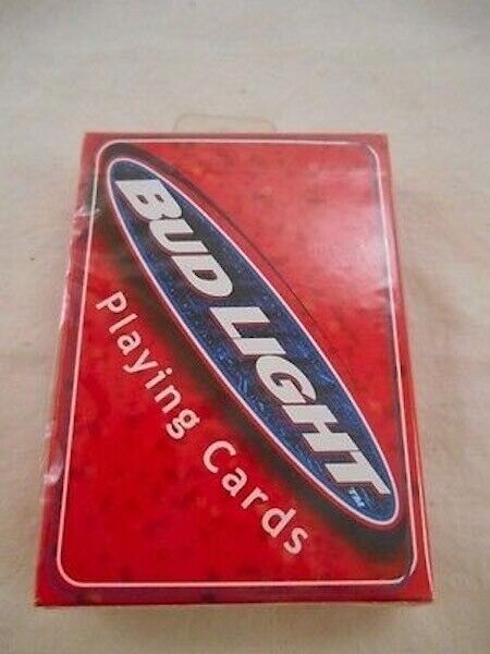 Vintage Bud Light Beer Playing Cards New Sealed 1999 Anheuser- Busch