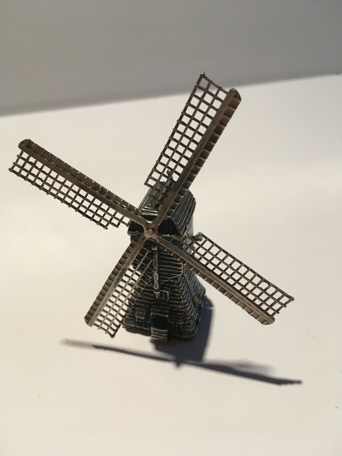 Windmill - Miniature Sterling Silver Model For Sale