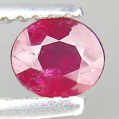 0.58ct Gorgeous ! Natural No Heat Red Ruby Gemstone From Mozambique