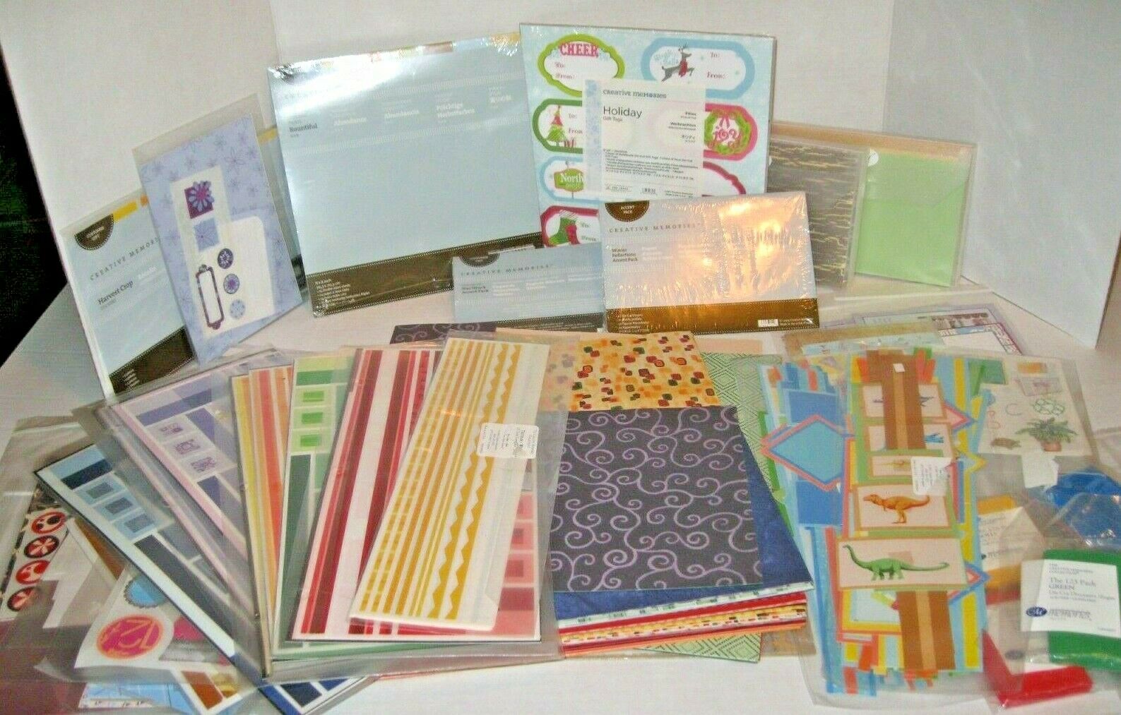 CREATIVE MEMORIES LOT ~ Paper, Stickers & Embellishments (new & prev owned)