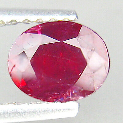 1.03ct "gci" Certified ! Natural No Heat Orangy Red Ruby From  Mozambique
