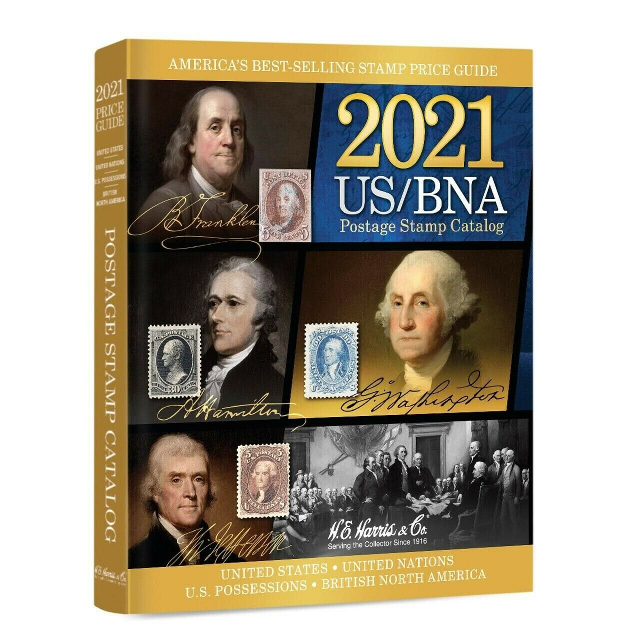New 2021 Us / Bna Postage Stamp Catalog Best Price List Usa Collector Guide Book