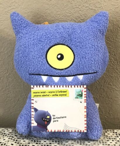 New Ugly Dolls “Party On Dog” Plush Blue Purple Toy Surprise Inside Hasbro NWT