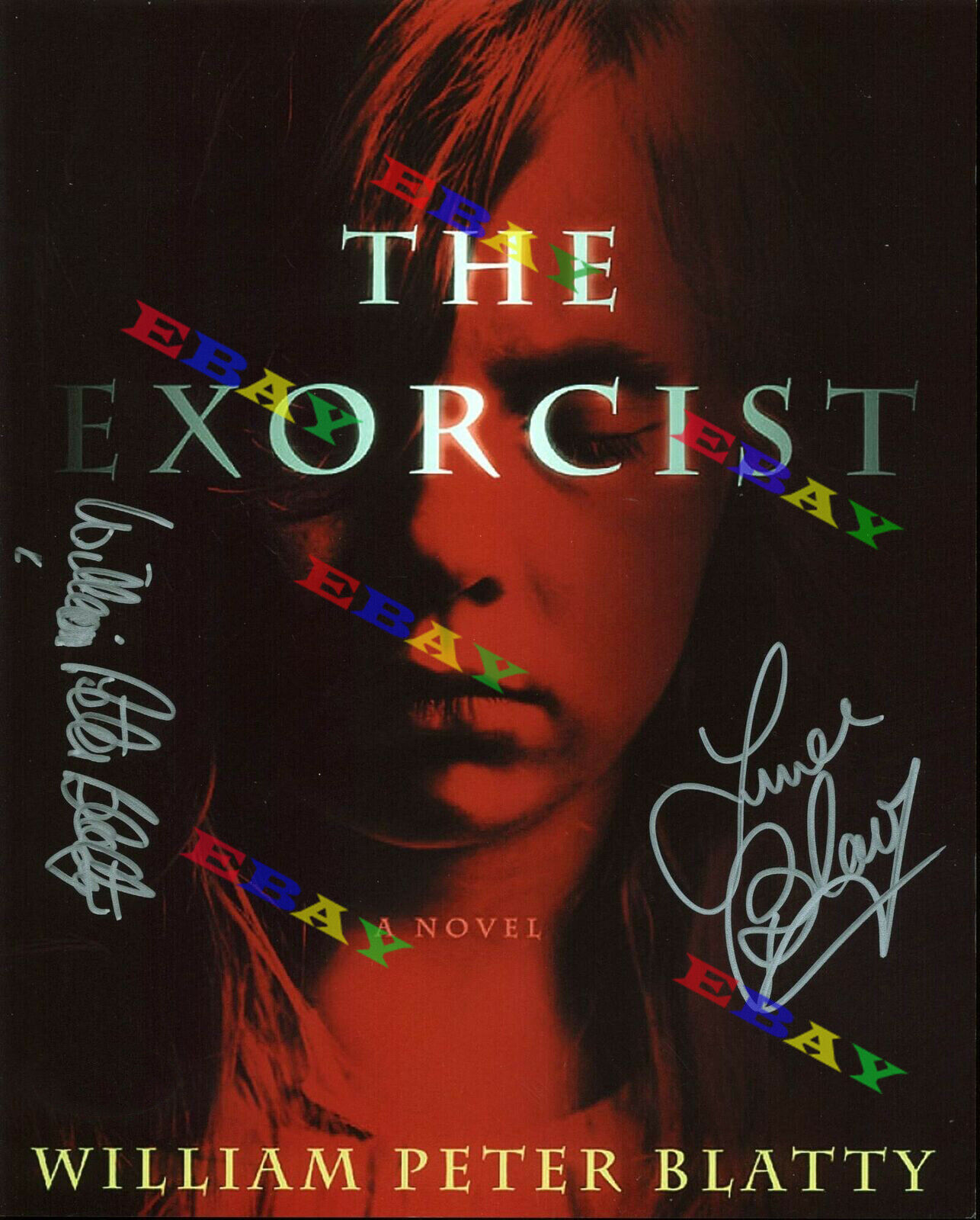 Linda Blair William Peter Blatty The Exorcist Autographed Signed Photo Reprint