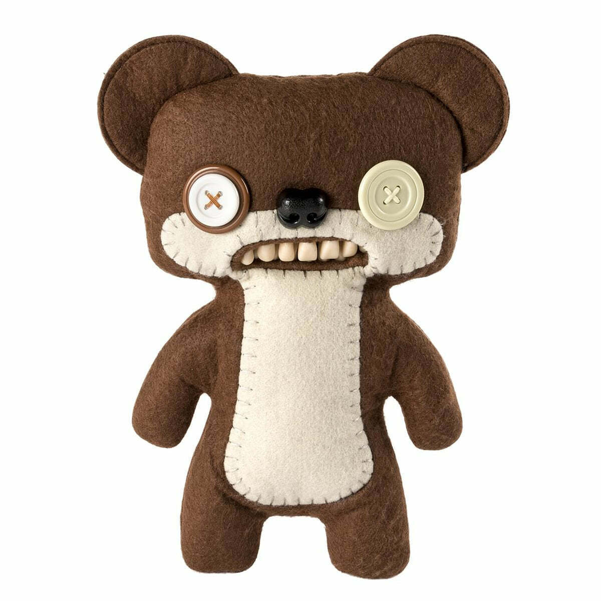 Fuggler - Rare Teddy Bear Nightmare Brown Plush Spin Master Discontinued