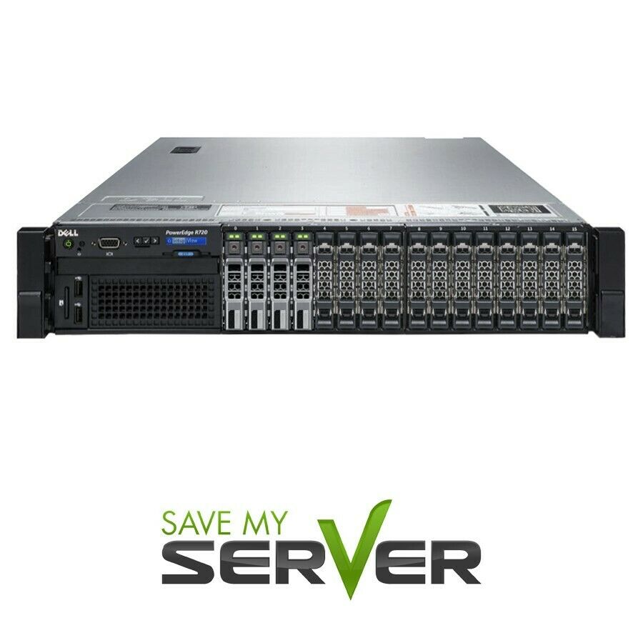 Dell Poweredge R720 Server | 2x E5-2640 - 2.50ghz | 64gb | H710 | 3.6tb Storage